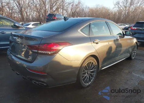2018 Genesis G80 3.3T Sport from USA, damaged, VIN KMHGN4JB0JU252991